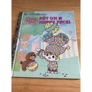 Vintage Precious Moments "Put On A Happy Face!" 107-84 Little Golden Book 1992